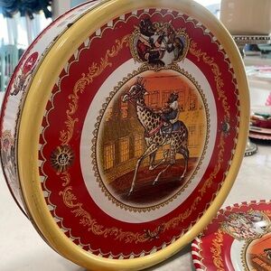 Vintage Circus tin plates by Restoration Hardware